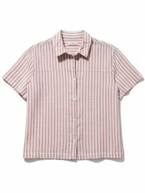 Lola River Striped Button-Front Top – Medium